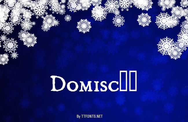 Domisc__ example