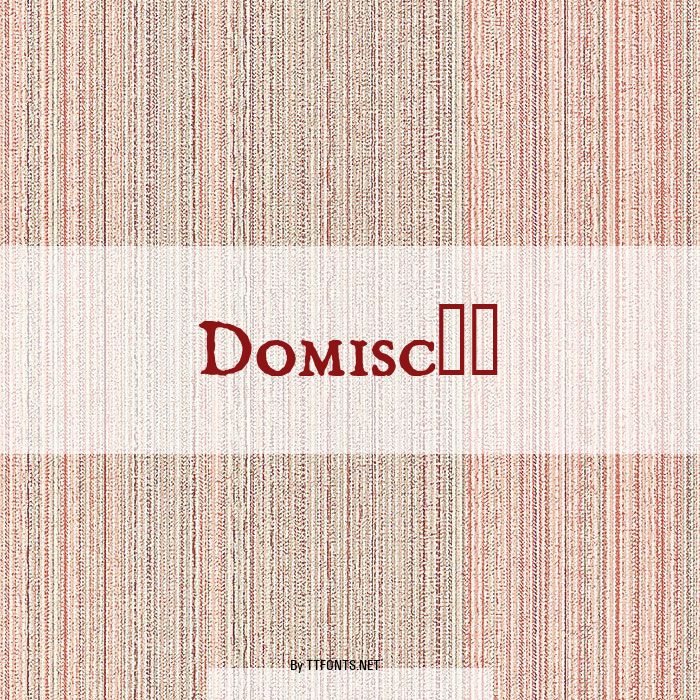 Domisc__ example