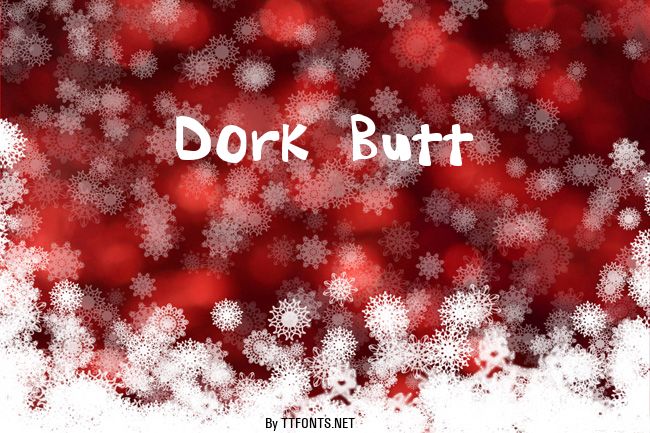 Dork Butt example