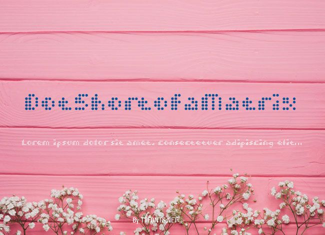 DotShortofaMatrix example