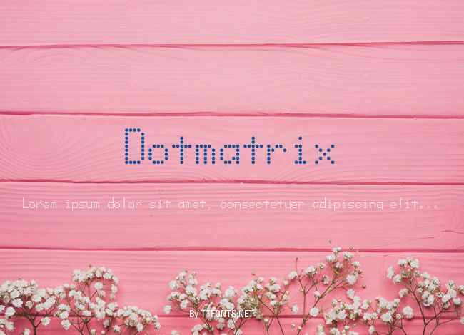 Dotmatrix example