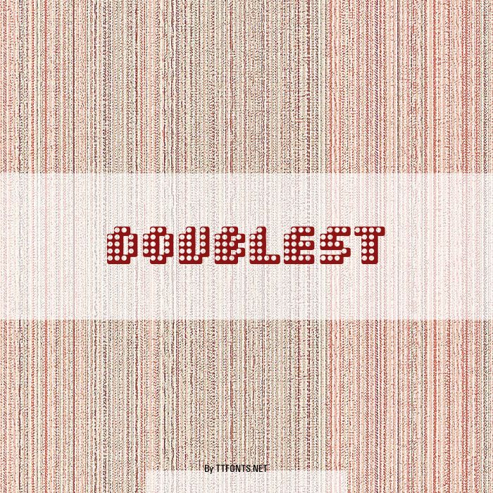 DOUBLEST example