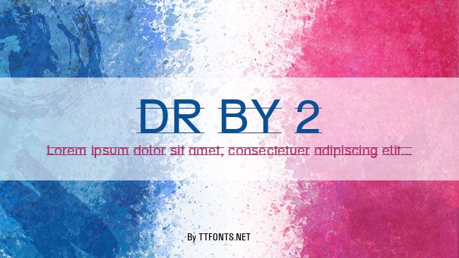 DR BY 2 example
