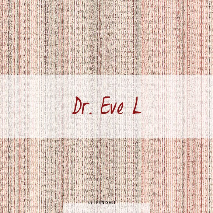 Dr. Eve L example