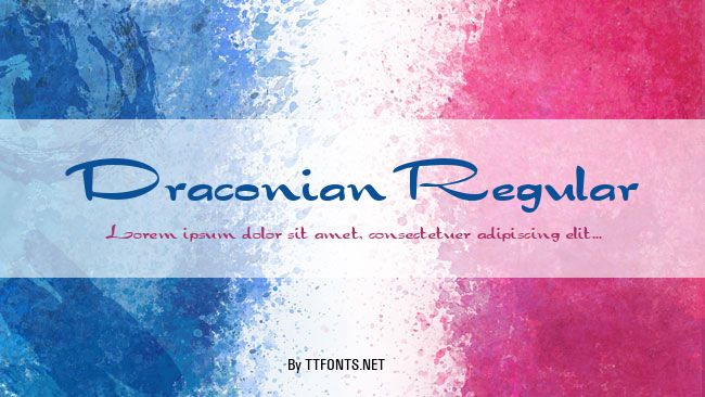 DraconianRegular example