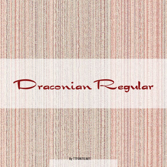 DraconianRegular example