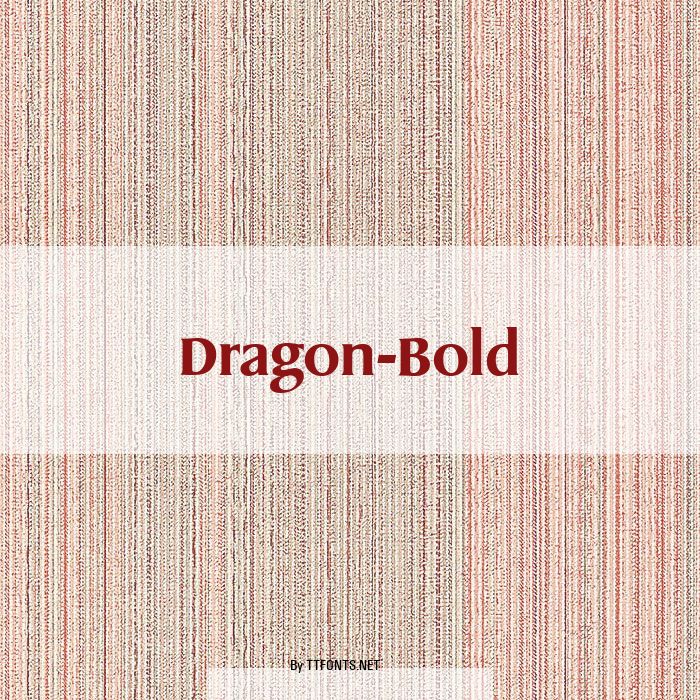 Dragon-Bold example