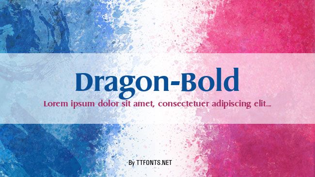 Dragon-Bold example