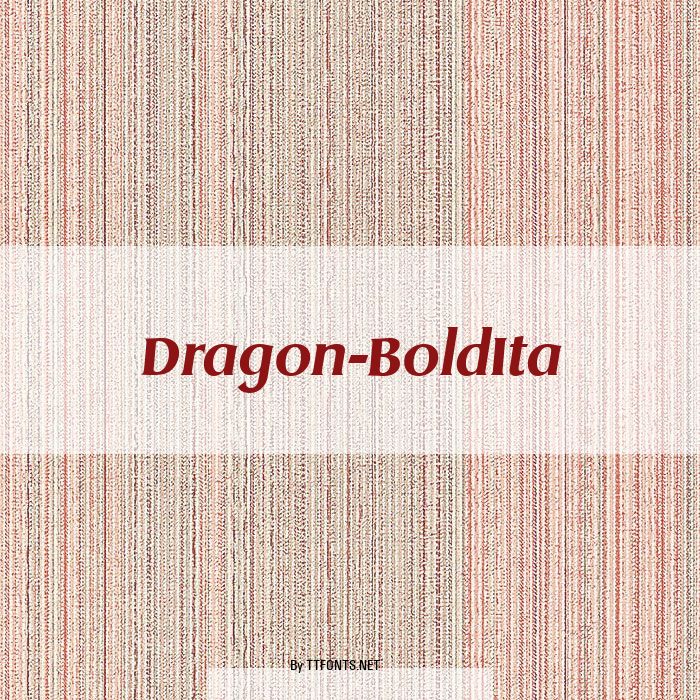 Dragon-BoldIta example
