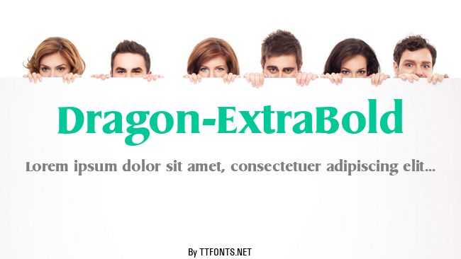 Dragon-ExtraBold example