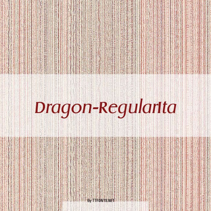 Dragon-RegularIta example