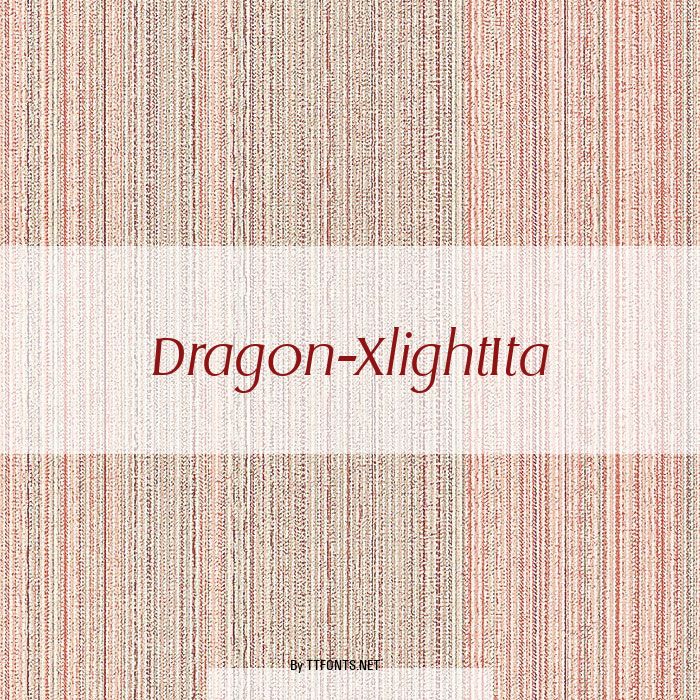 Dragon-XlightIta example