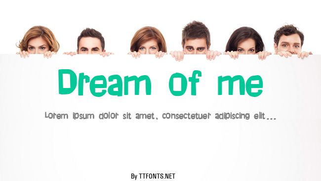 Dream of me example