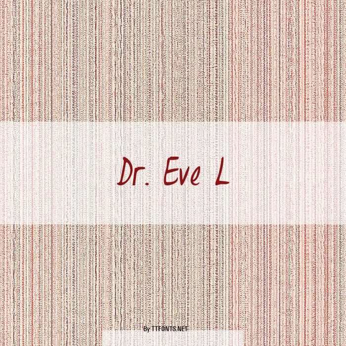 Dr. Eve L example