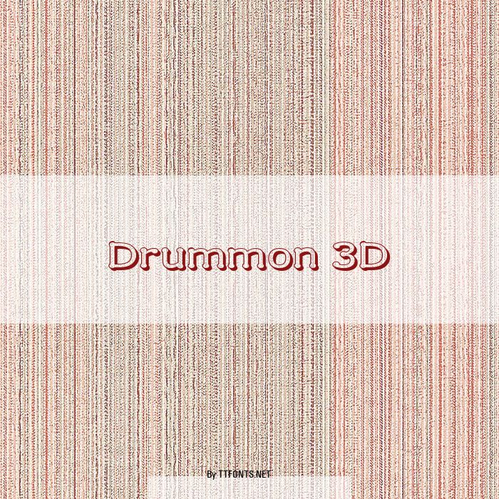 Drummon 3D example