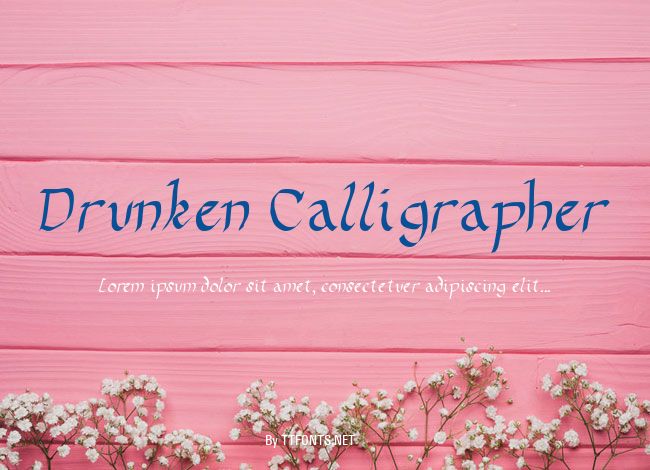 Drunken Calligrapher example