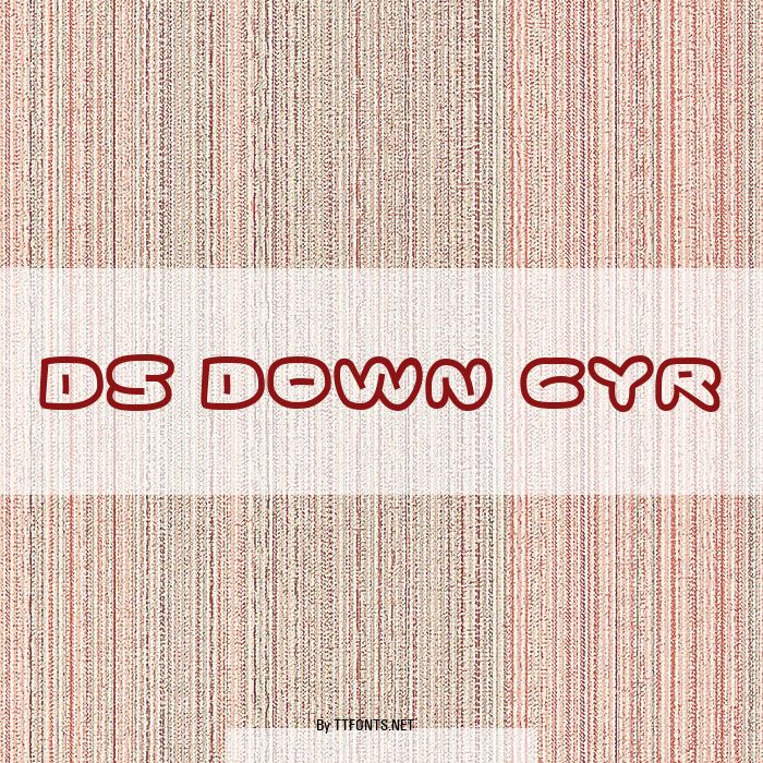 DS Down Cyr example