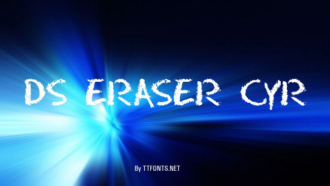 DS Eraser Cyr example