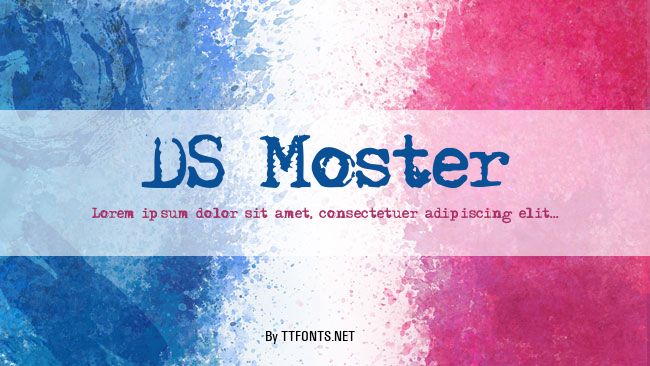 DS Moster example