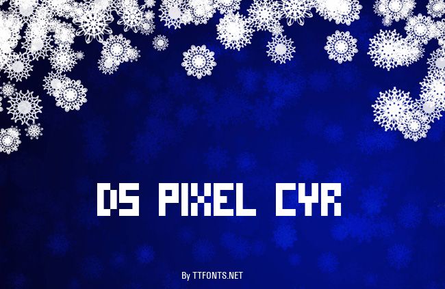 DS Pixel Cyr example