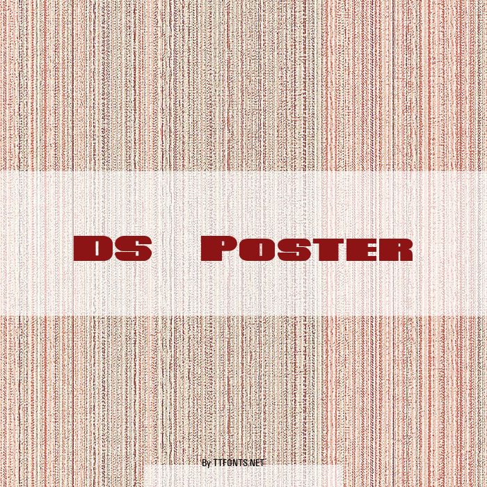 DS Poster example