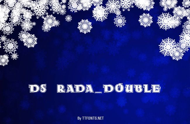 DS Rada_Double example