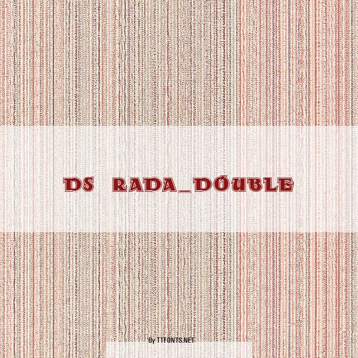 DS Rada_Double example