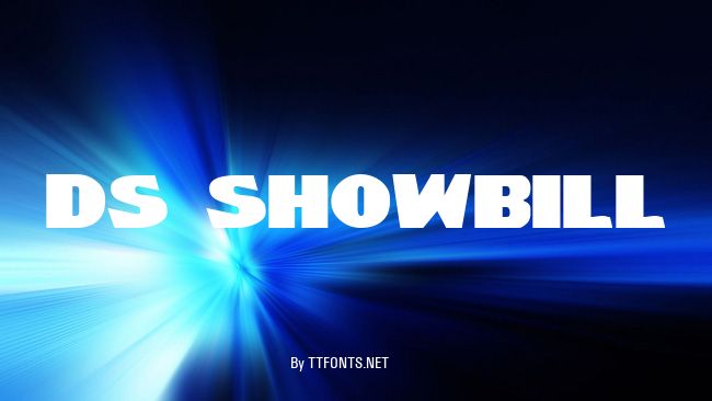 DS ShowBill example