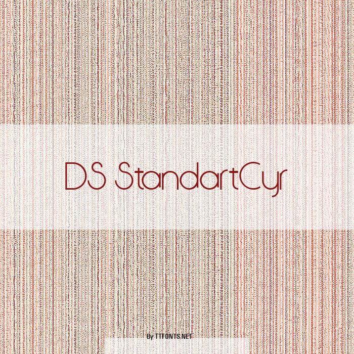 DS StandartCyr example
