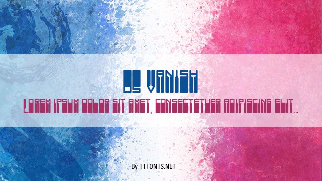 DS Vanish example