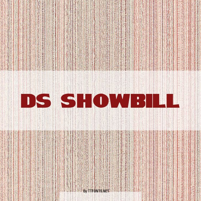 DS ShowBill example