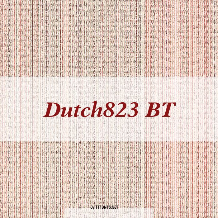 Dutch823 BT example