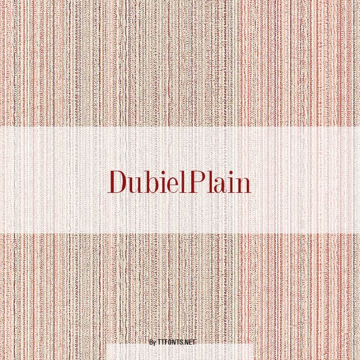 DubielPlain example