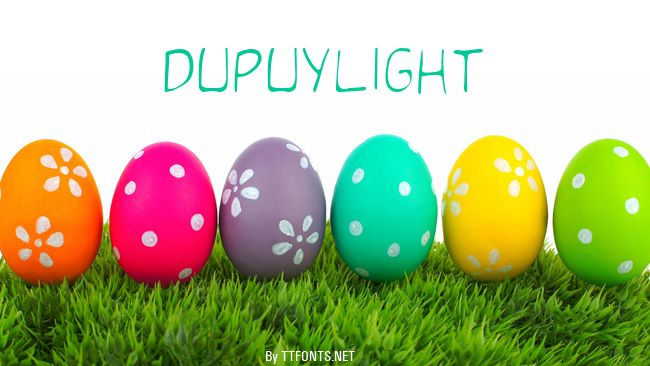 DupuyLight example