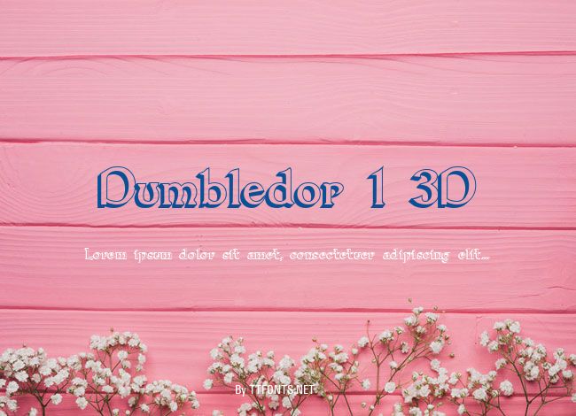 Dumbledor 1 3D example