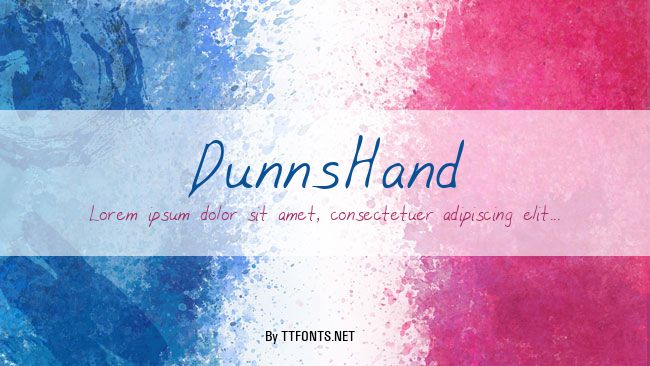 DunnsHand example