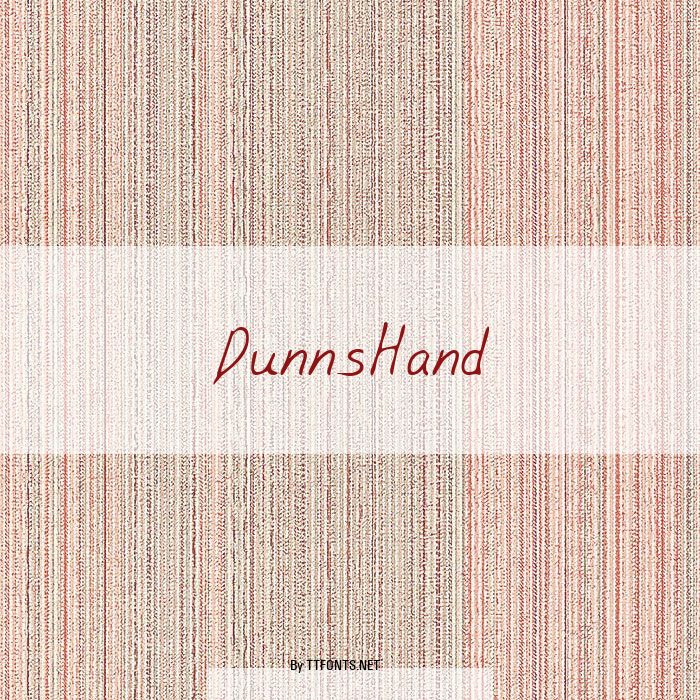 DunnsHand example