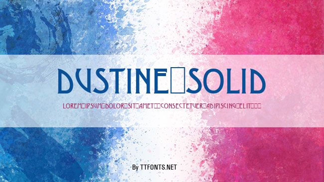 Dustine Solid example