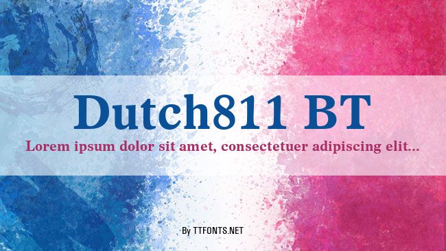 Dutch811 BT example