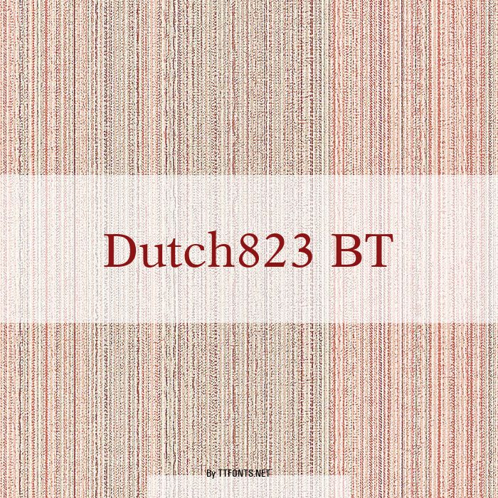 Dutch823 BT example