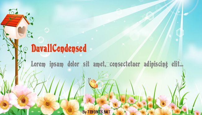 DuvallCondensed example