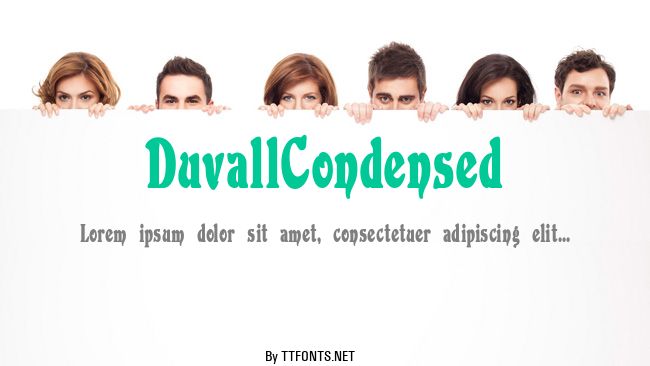 DuvallCondensed example