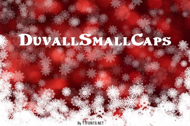 DuvallSmallCaps example