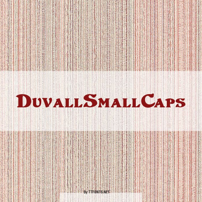 DuvallSmallCaps example