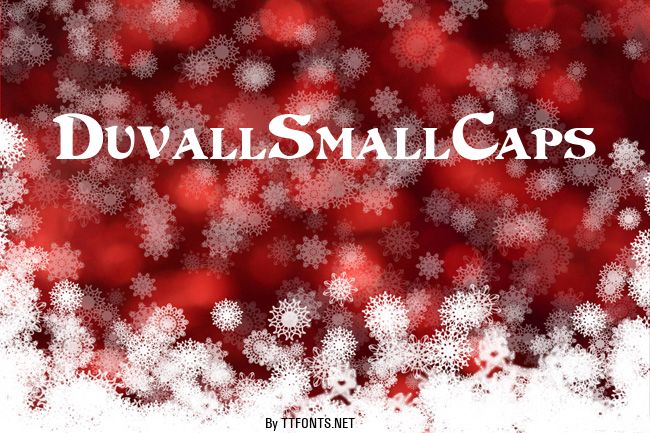 DuvallSmallCaps example