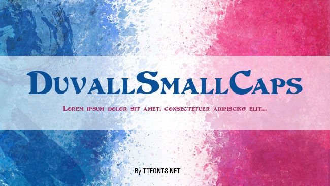 DuvallSmallCaps example