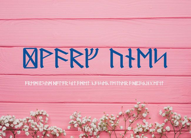 Dwarf Runes example