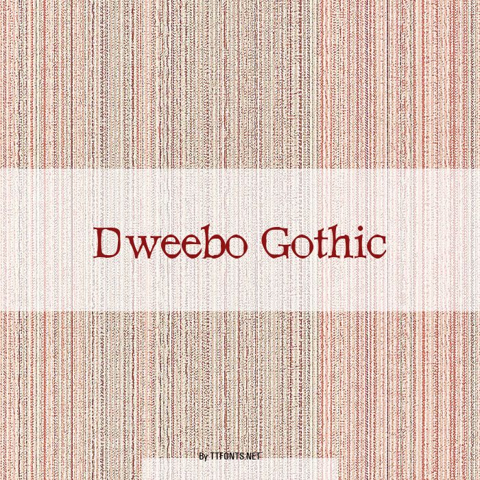 Dweebo Gothic example