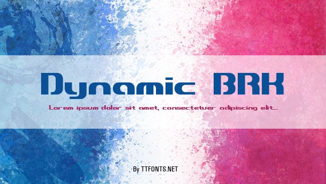 Dynamic BRK example