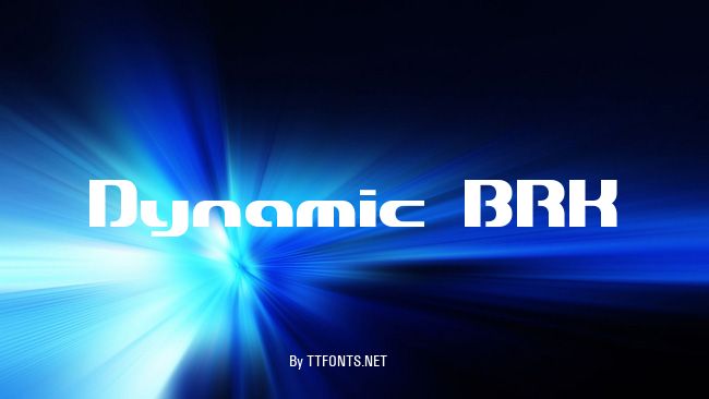 Dynamic BRK example